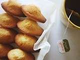 Madeleines au citron vert sans gluten