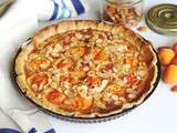 Tarte amandine aux abricots, sans gluten
