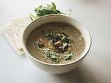 Velouté de champignons de Paris