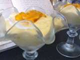 Crème croustillante glacée ou non à la mangue