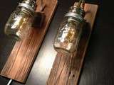 Rustic Bedside Lamps