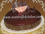 Gâteau à la mousse chocolat/caramel
