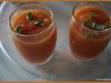 Gaspacho tomate concombre