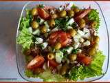 Salade de tomates thon et concombre