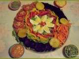 Salade multicolore