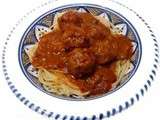 Spaghetti boulettes de bœuf