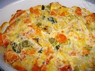 Gratin de légume a la vache qui rit