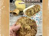 Cookies beurre noisette polenta chocolat & noisettes