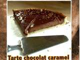 Tarte chocolat caramel