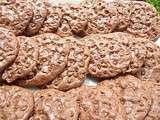 Brownie cookies au pépites de chocolat
