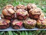 Muffins fruits rouge et lait ribot