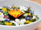 Salade de fleurs sauvages