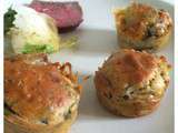 Muffins champignons roquefort