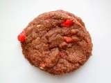 Cookies au chocolat et aux pralines roses