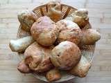 Petits pains au seigle roquefort - noix