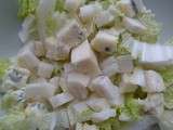 Salade chou chinois - radis noir - gorgonzola