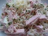 Wurstsalat - Salade alsacienne de saucisse de viande