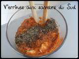 Verrines italiennes (caviar de tomates, mozzarella, tapenade)