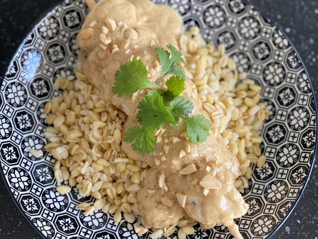 Recettes de Poulet sauce satay de Les délices d Anaïs