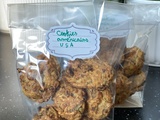 Cookies américains aux pistaches et pignons