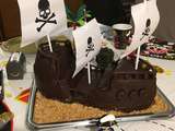 Gâteau d’anniversaire le galion des pirates #1