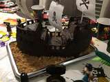 Gâteau d’anniversaire le galion des pirates #3