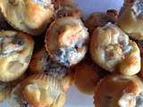 Mini-muffins aux poires et cœur de bleu, ma recette irrésisti-bleu ! Concours [cadeau inside]