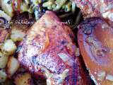 Cuisses de poulet au four & ses légumes
