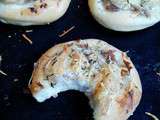 Mini pizza thon & chèvre