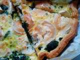 Quiche aux épinard & à la chèvre