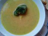 Velouté de brocolis & curry