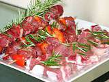 Brochettes d'agneau au yaourt