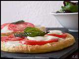 Tartelette de tomates et mozzarella au pesto
