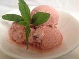 Glaces à la fraises