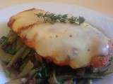 Poulet a la mozzarella