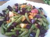Salade de betteraves, haricots verts et pommes de terre