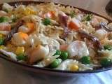 Salades de pates aux surimi