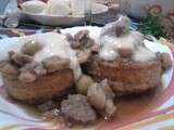 Vol au vent au veau et au chompignons
