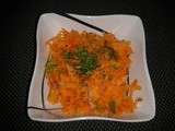 Salade de carottes à la menthe et au gingembre frais