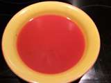 Soupe tomate-basilic