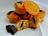 Mini muffins pépites de chocolat et orange confite