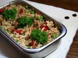 Salade de riz complet au thon