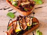 Tartines de foie gras & figues