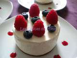 Cheesecake spéculoos, limoncello et fruits rouges (sans cuisson)