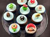 Cupcakes au chocolat Super Mario