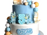 Gâteau Bluey pour Oscar