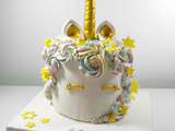 Gâteau licorne (unicorn cake)