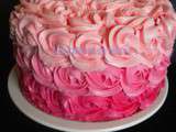 Rose cake pour Marion