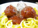 Spaghetti aux boulettes de viande à l’italienne