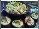 Risotto courgettes carottes champignons